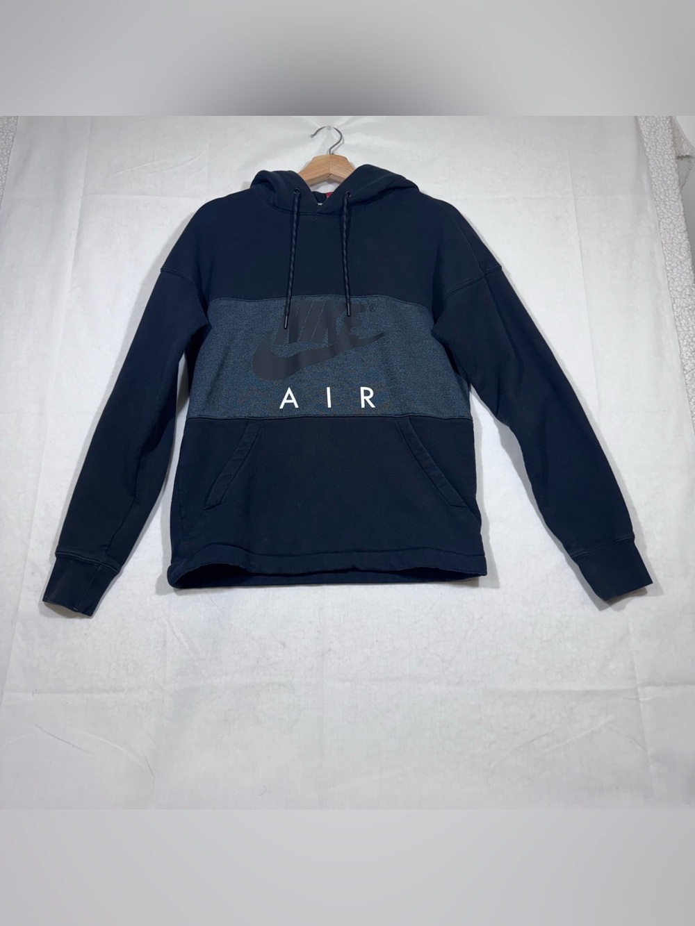 Nike Air Pullover Printed Fleece Hoodie Sweatshirt Mens Sz Small Athleisure